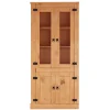 Wohnen Vitrinen<Vitrinenschrank im Mexikanischen Landhaus Look - Chrysa