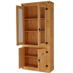 Wohnen Vitrinen<Vitrinenschrank im Mexikanischen Landhaus Look - Chrysa