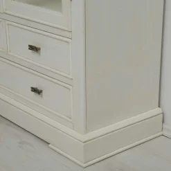 Wohnen Vitrinen<Vitrinenschrank in Antikweiß - Annot