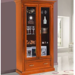 Wohnen Vitrinen<Vitrinenschrank in Kirschbaumfarben - Manukau