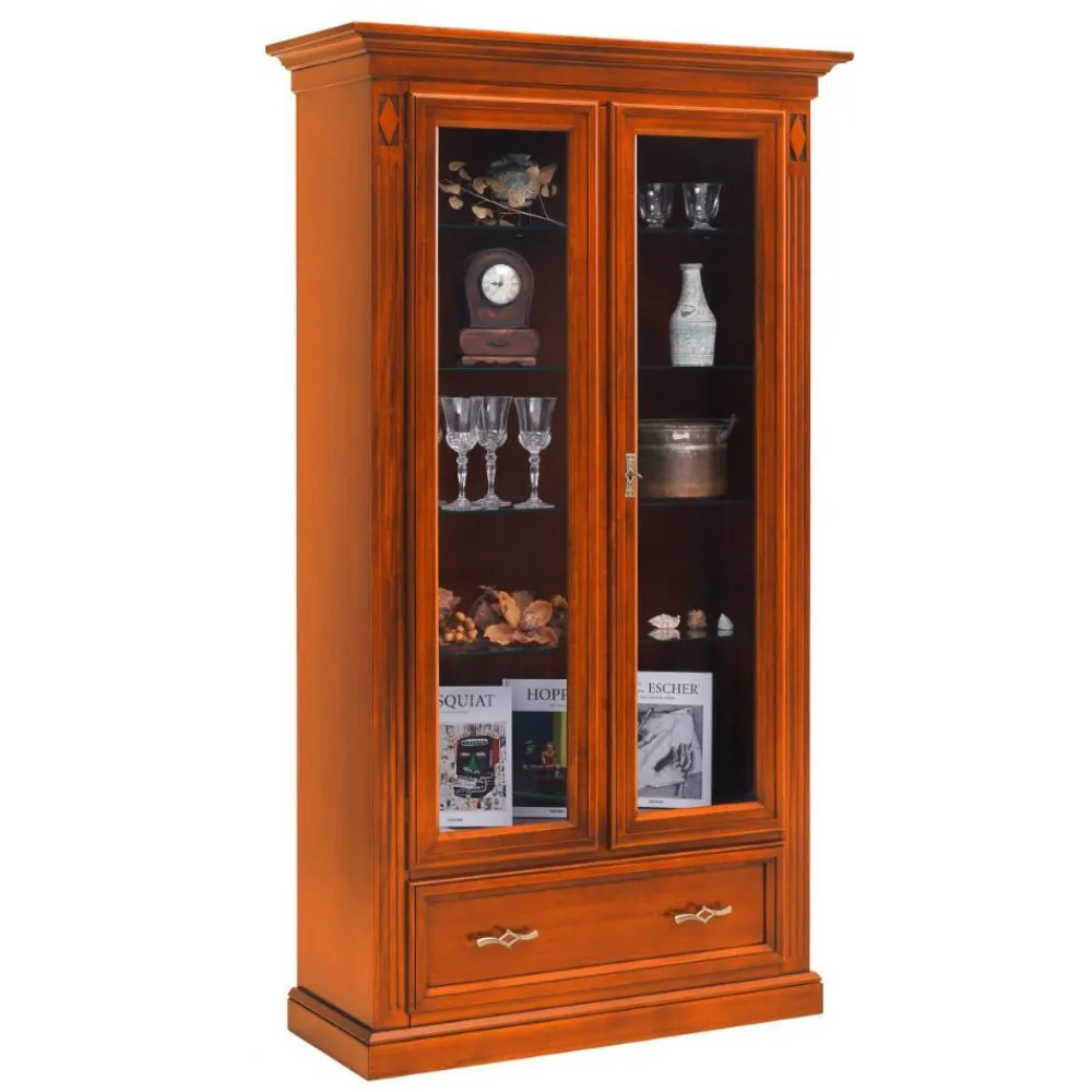 Wohnen Vitrinen<Vitrinenschrank in Kirschbaumfarben - Manukau