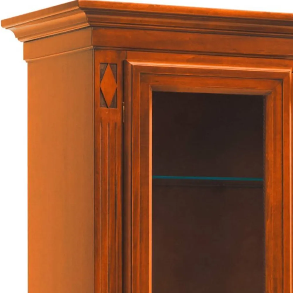 Wohnen Vitrinen<Vitrinenschrank in Kirschbaumfarben - Manukau