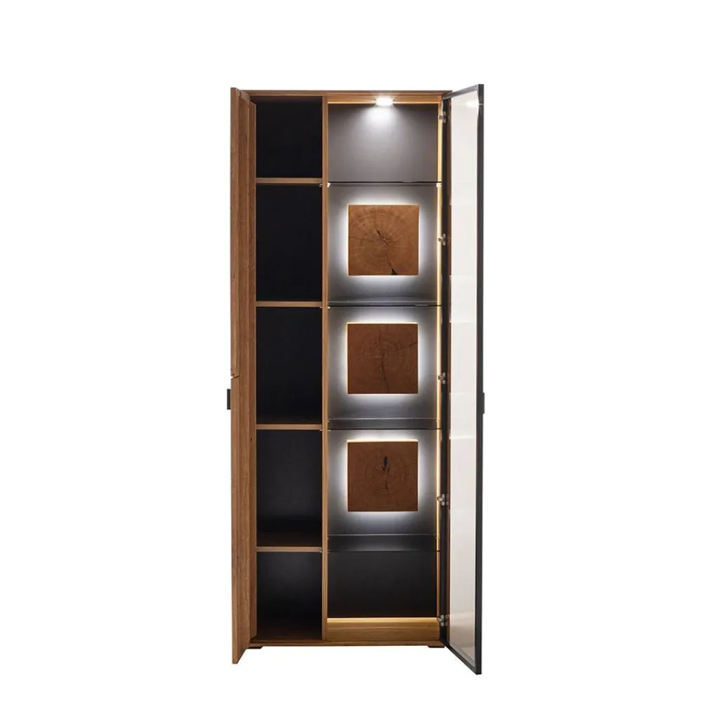 Wohnen Vitrinen<Vitrinenschrank mit Parsolglas - Drinidad