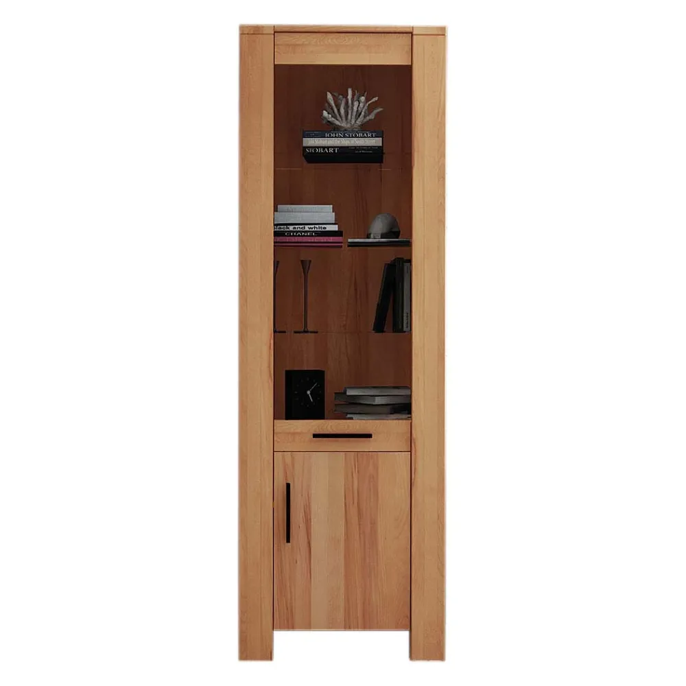 Wohnen Vitrinen|Schränke<Vitrinenschrank Mosniak aus Kernbuche Massivholz