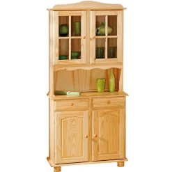 Wohnen Vitrinen<Vitrinenschrank Nabrosia im Landhausstil
