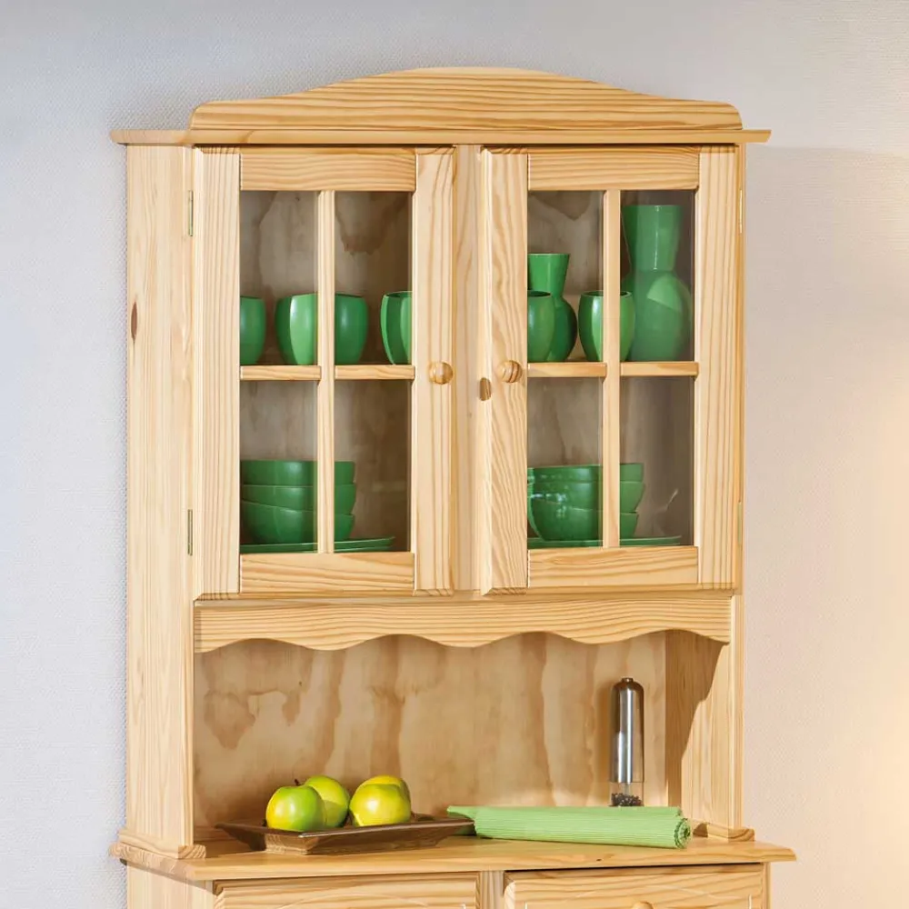 Wohnen Vitrinen<Vitrinenschrank Nabrosia im Landhausstil
