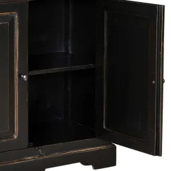 Wohnen Vitrinen<Vitrinenschrank Sentiments in Schwarz