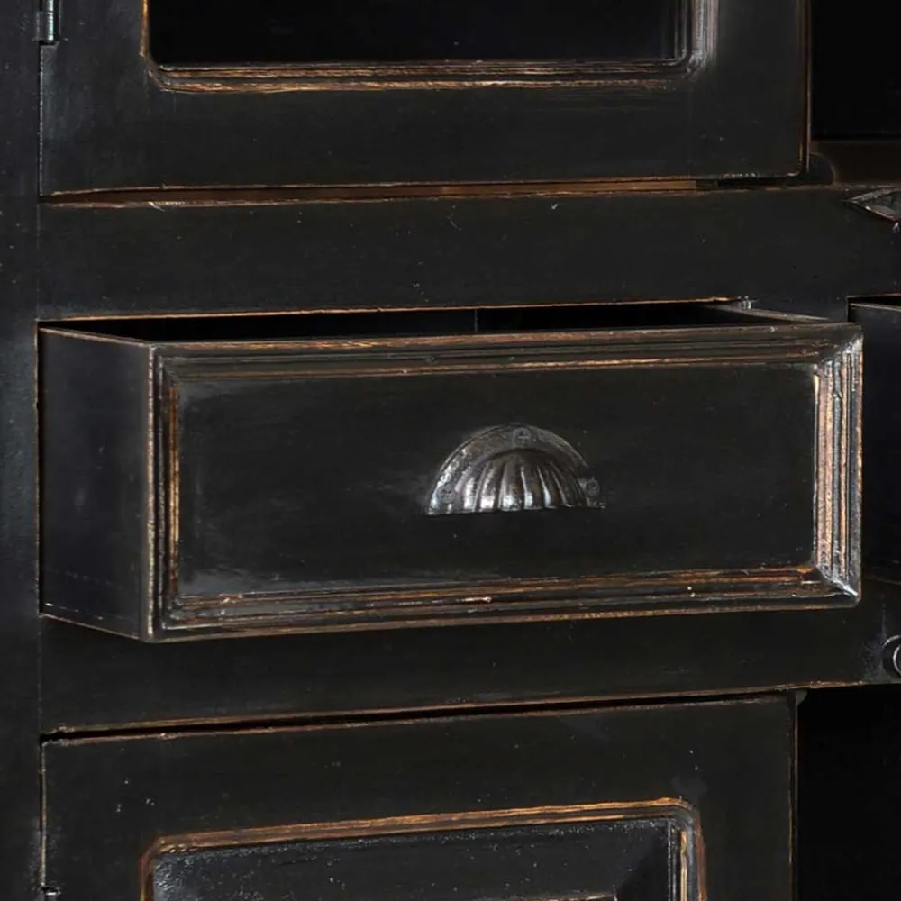 Wohnen Vitrinen<Vitrinenschrank Sentiments in Schwarz