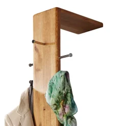 Wohnen Garderoben<Vollholz Garderobe aus Wildeiche Massivholz - Uvinessa