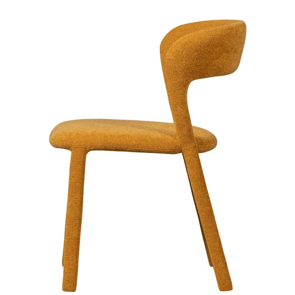 Wohnen Stühle<Vollständig gepolsterte Stühle in Gelb - Posky (2er Set)