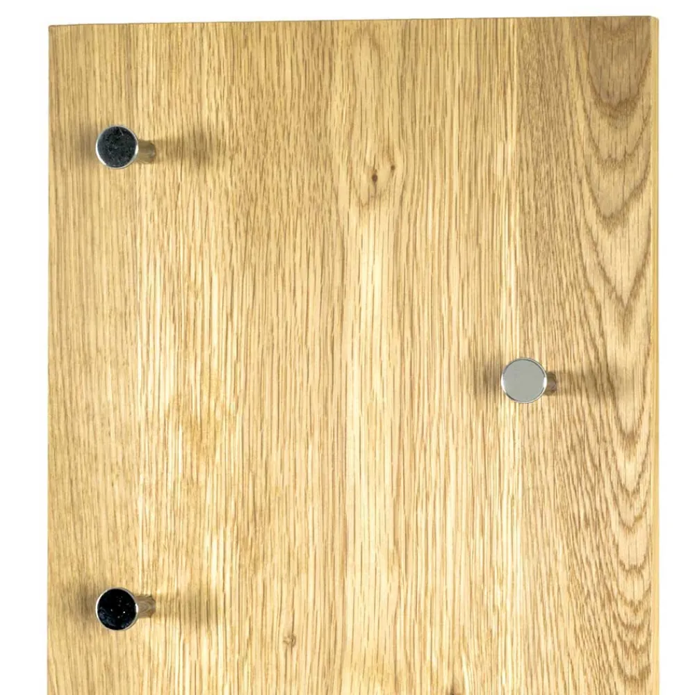 Wohnen Garderoben<Wand Garderobe Eiche Furnier Colocca mit 7 Haken
