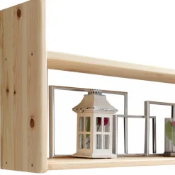 Wohnen Regale<Wand Kiefernholz Regal mit 2 Böden - Aco