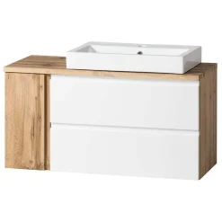 Wohnen Schränke<Wand Waschbeckenschrank mit Aufsatzbecken - Eight