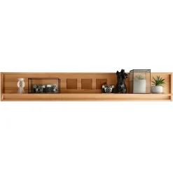 Wohnen Regale<Wandboard aus geöltem Kernbuche Massivholz - Sarosca