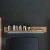 Wohnen Regale<Wandboard in 180cm Breite Pontros mit Eiche Bianco Furnier