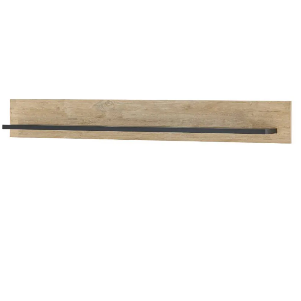 Wohnen Regale<Wandboard in Eiche Gold Holzoptik - Hengas