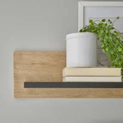 Wohnen Regale<Wandboard in Eiche Gold Holzoptik - Hengas