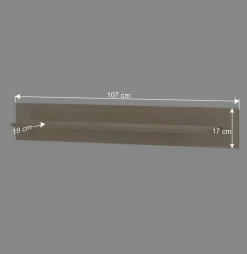 Wohnen Regale<Wandboard in Eiche Holznachbildung - Armina