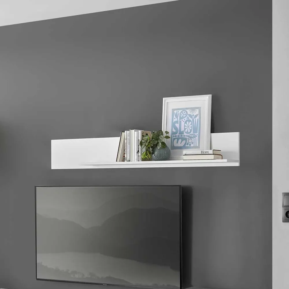 Wohnen Regale<Wandboard in Mattweiß - Dualkos I