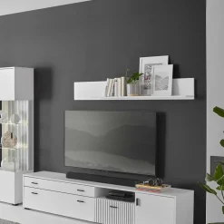 Wohnen Regale<Wandboard in Mattweiß - Dualkos I