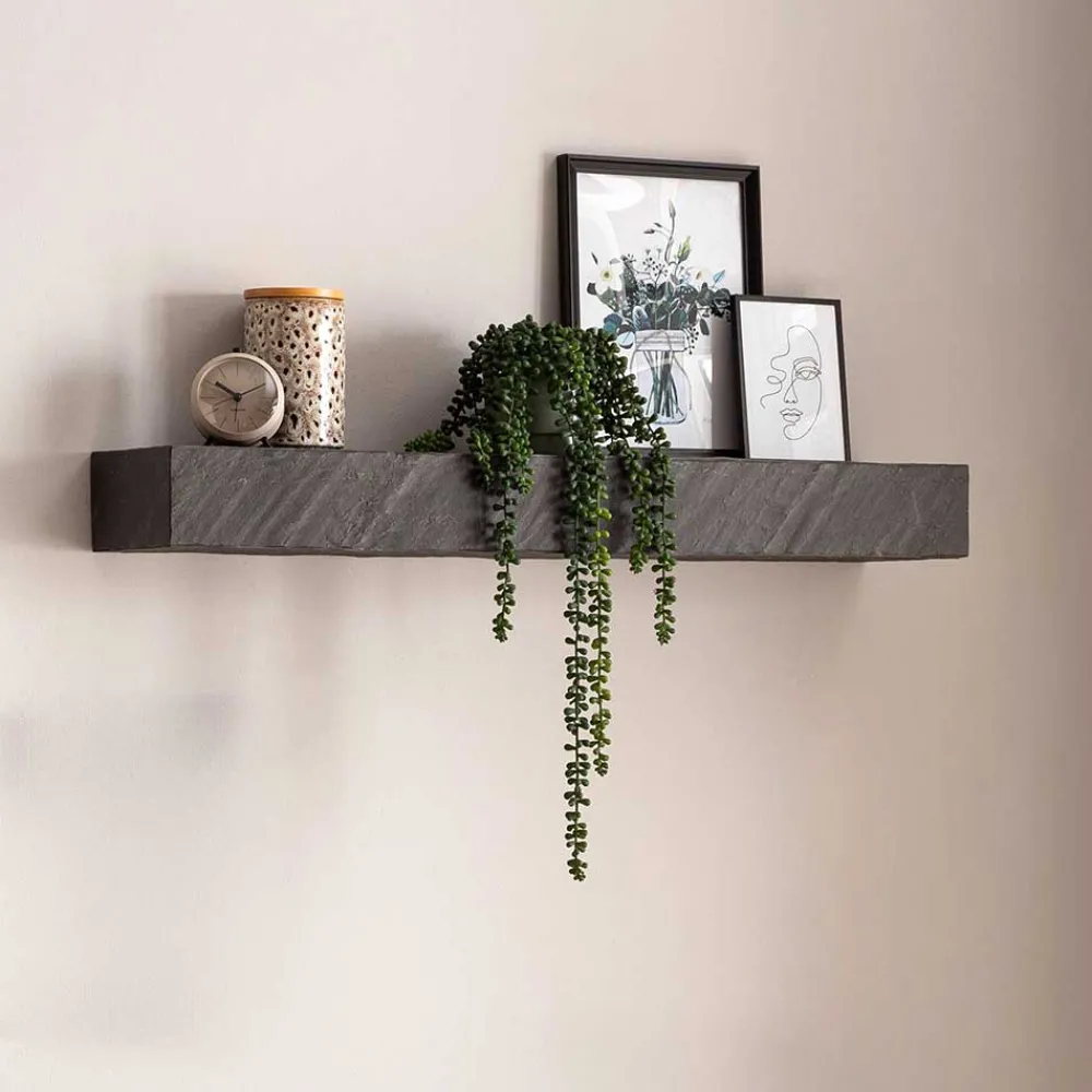 Wohnen Regale<Wandboard in Steinoptik in rechteckiger Form - Tokiona