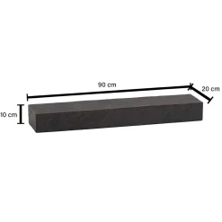 Wohnen Regale<Wandboard in Steinoptik in rechteckiger Form - Tokiona