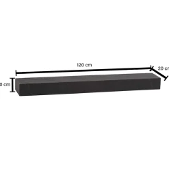 Wohnen Regale<Wandboard in Steinoptik in rechteckiger Form - Tokiona