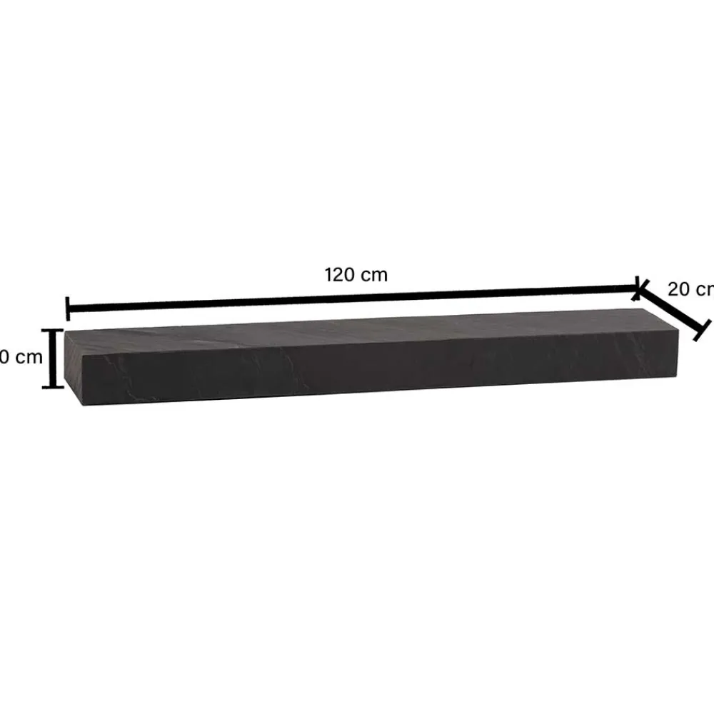 Wohnen Regale<Wandboard in Steinoptik in rechteckiger Form - Tokiona