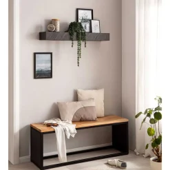 Wohnen Regale<Wandboard in Steinoptik in rechteckiger Form - Tokiona
