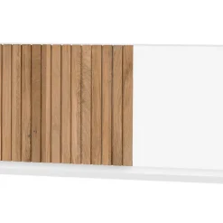 Wohnen Regale<Wandboard in Weiß mit Eiche Bianco - Miloris