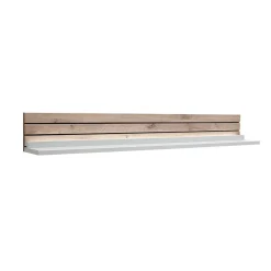 Wohnen Regale<Wandboard in Weiß mit Wildeiche - Varzino
