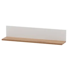 Wohnen Regale<Wandboard in Weiß und Eiche - Cabinda