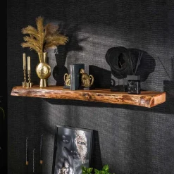 Wohnen Regale<Wandboard mit Baumkante aus Akazie - Casaniano