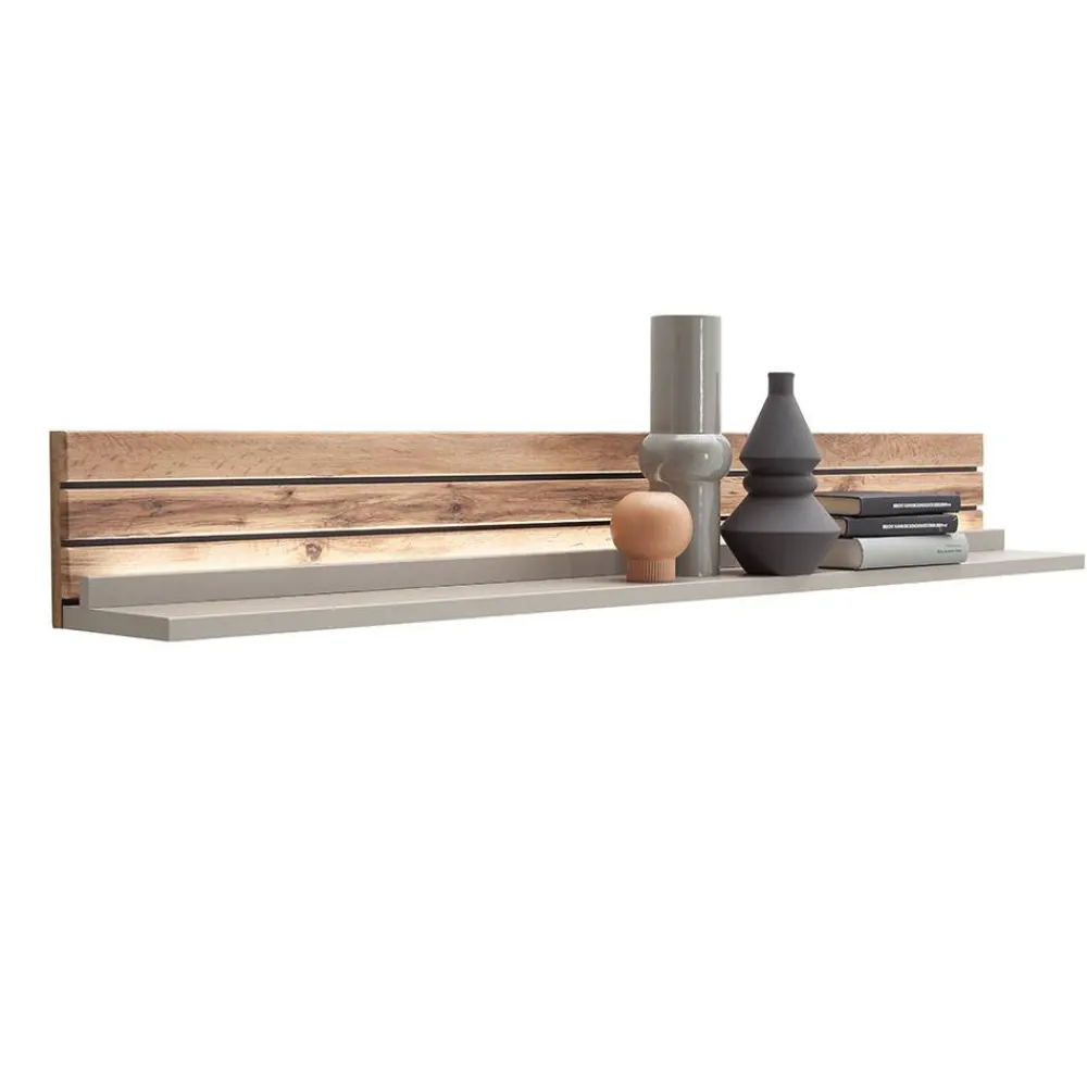 Wohnen Regale<Wandboard mit LED Beleuchtung - Teorina