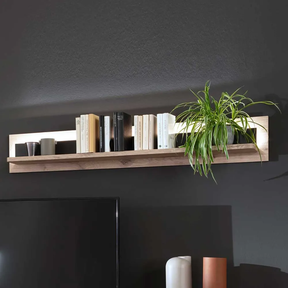 Wohnen Regale<Wandboard mit LED Beleuchtung - Bekunion