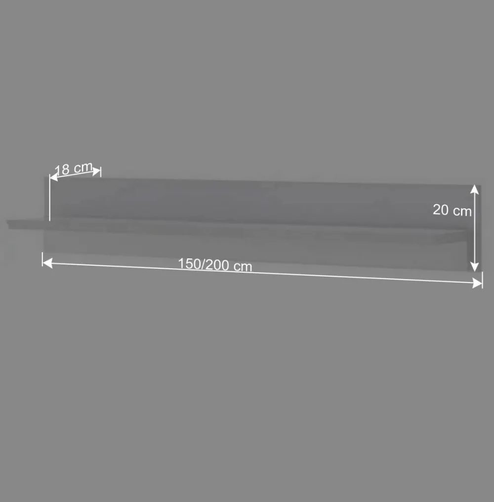 Wohnen Regale<Wandboard mit LED Beleuchtung - Tirol