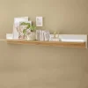 Wohnen Regale<Wandboard mit Licht zweifarbig - Racelyn