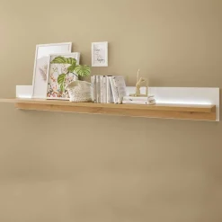 Wohnen Regale<Wandboard mit Licht zweifarbig - Racelyn
