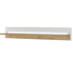 Wohnen Regale<Wandboard mit Licht zweifarbig - Racelyn