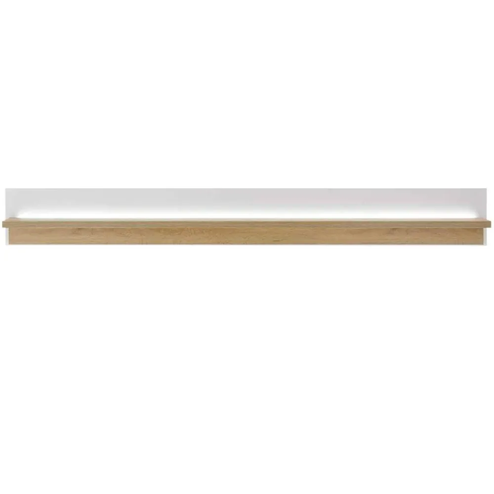 Wohnen Regale<Wandboard mit Licht zweifarbig - Racelyn