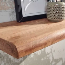 Wohnen Regale<Wandboard mit Naturkante in 6 Breiten - Elmin