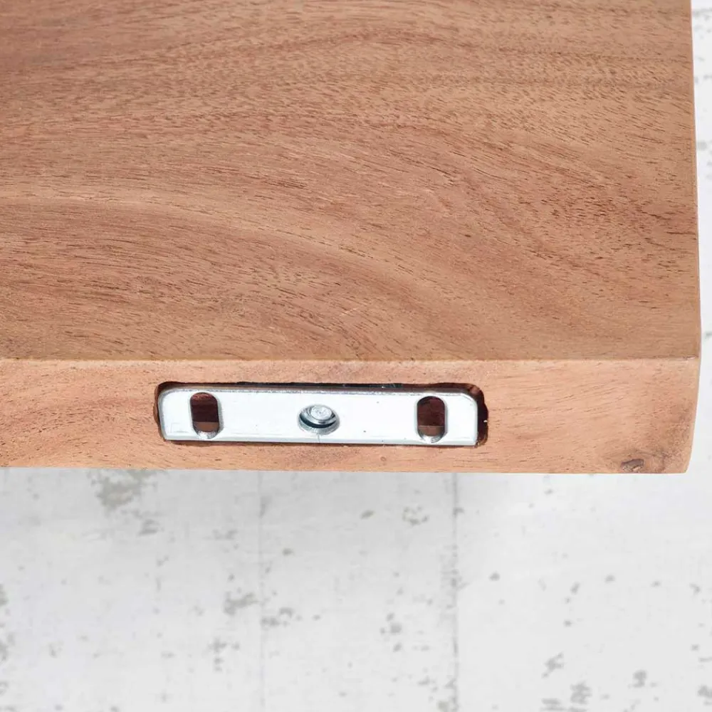 Wohnen Regale<Wandboard mit Naturkante in 6 Breiten - Elmin