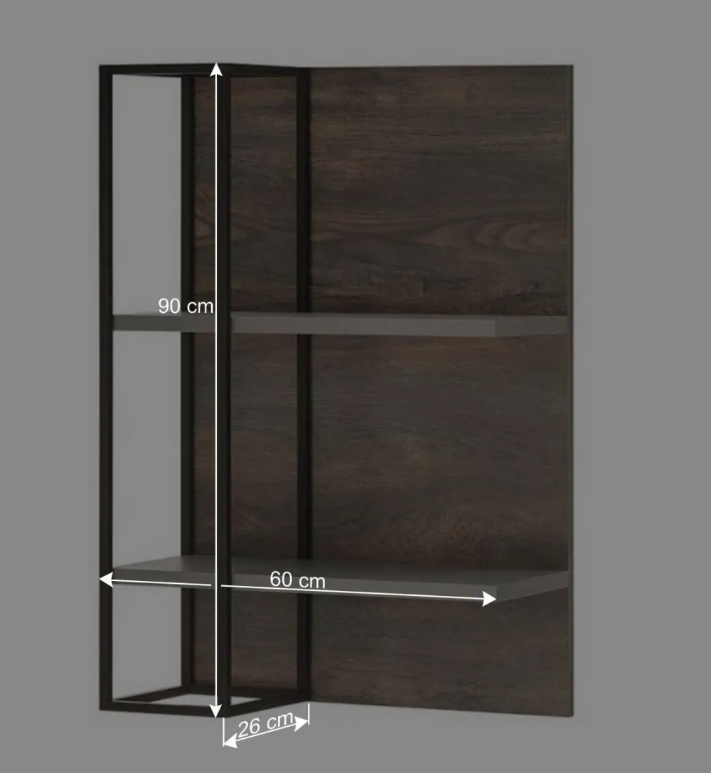 Wohnen Regale<Wandboard mit zwei Böden - Mundo