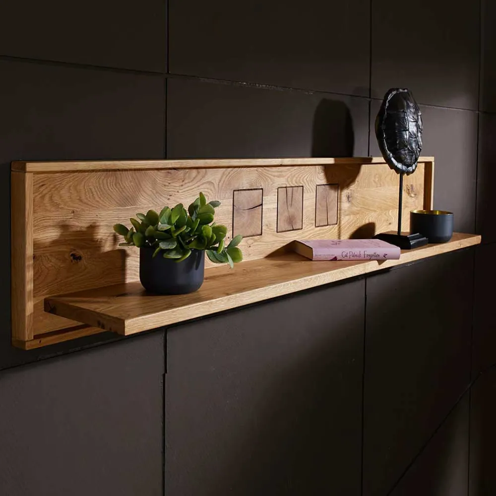 Wohnen Regale<Wandboard Troncon aus Wildeiche Echtholz