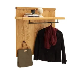 Wohnen Garderoben<Wandgarderobe aus Balkeneiche Massivholz - Robats