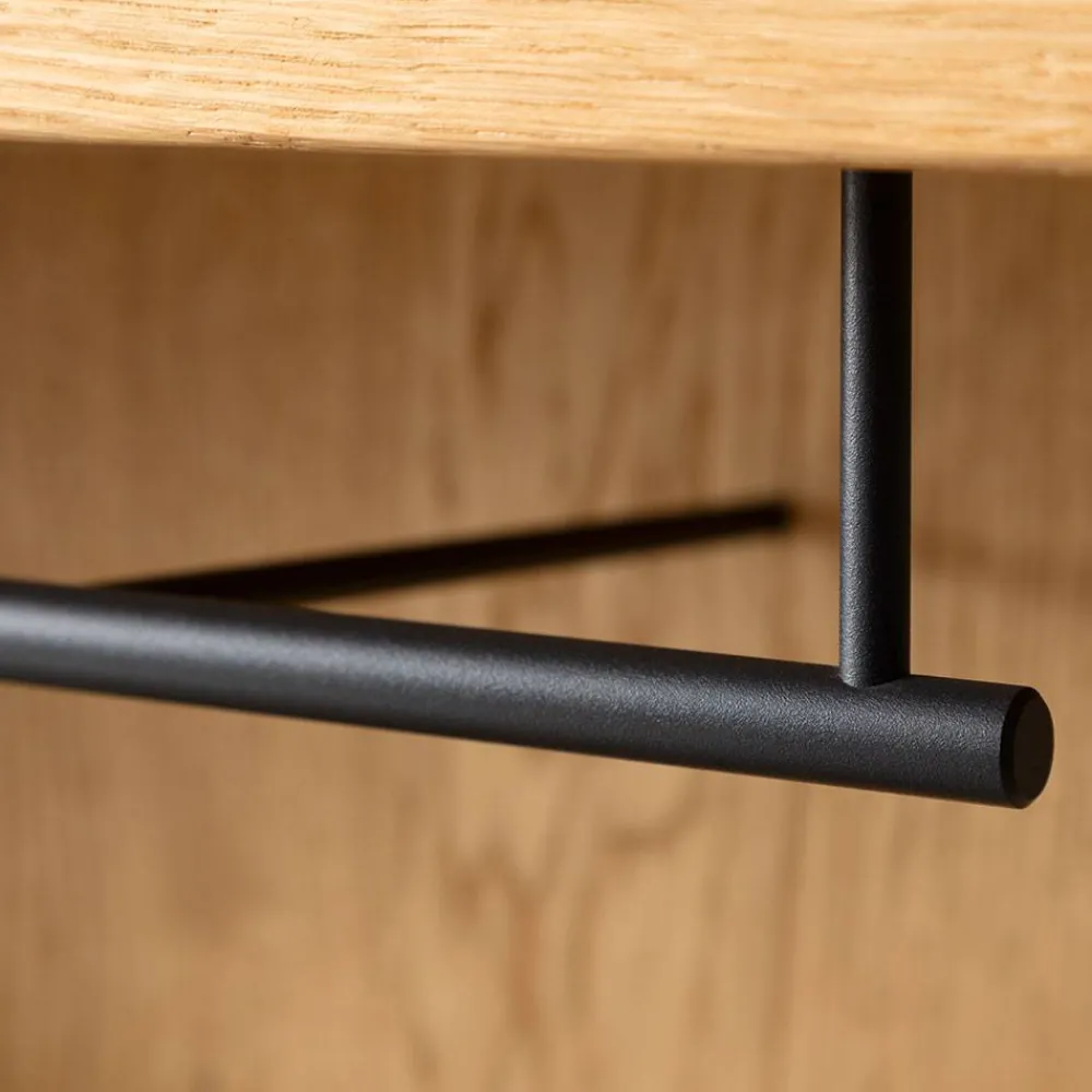 Wohnen Garderoben<Wandgarderobe aus Balkeneiche Massivholz - Robats