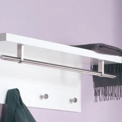 Wohnen Garderoben<Wandgarderobe Gestina in Weiß