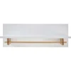 Wohnen Garderoben<Wandgarderobe mit Ablageboden & Holzstange - Catia