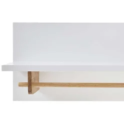 Wohnen Garderoben<Wandgarderobe mit Ablageboden & Holzstange - Catia