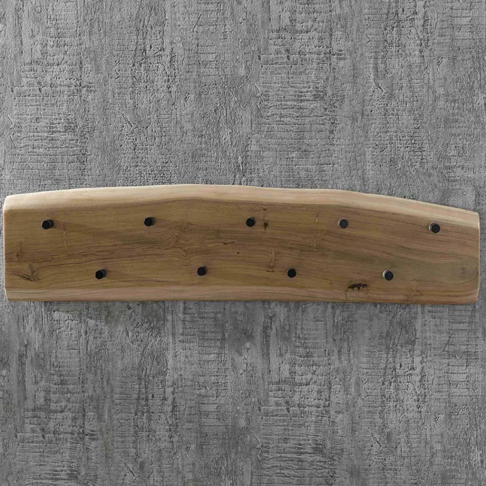 Wohnen Garderoben<Wandgarderobe mit neun Kleiderhaken - Varabera